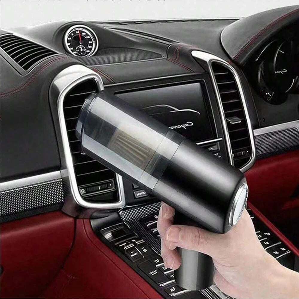 3-in-1 Portable USB Vacuum Cleaner – Cordless Mini Car & Home Vacuum with Blow Function