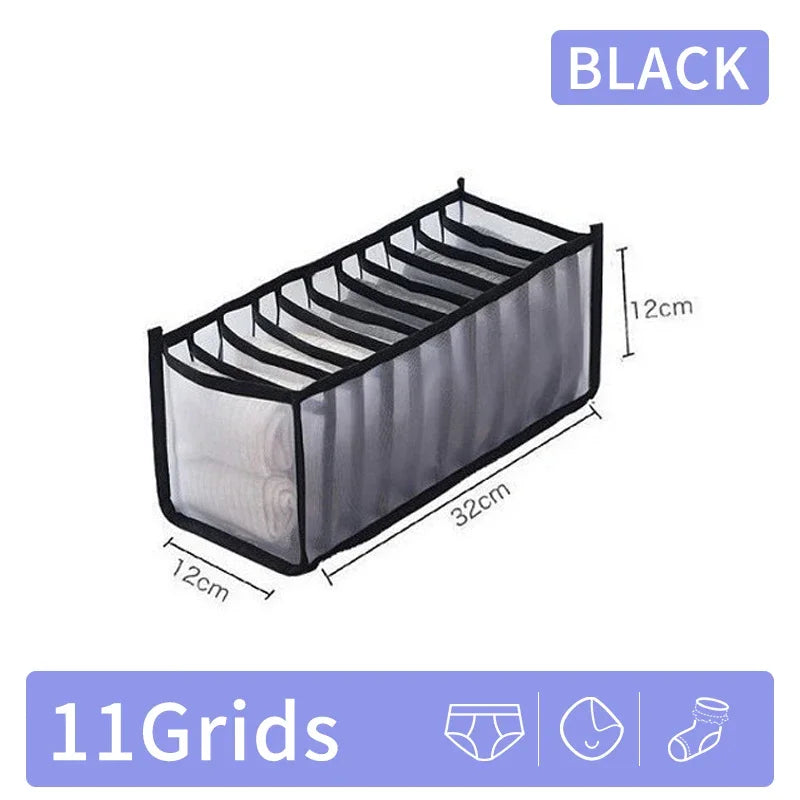 Pants Jeans Storage Box Drawers Organizer for Underwear Bra Socks Wardrobe Clothes Organizer Cabinet T-Shirt Organizers storage