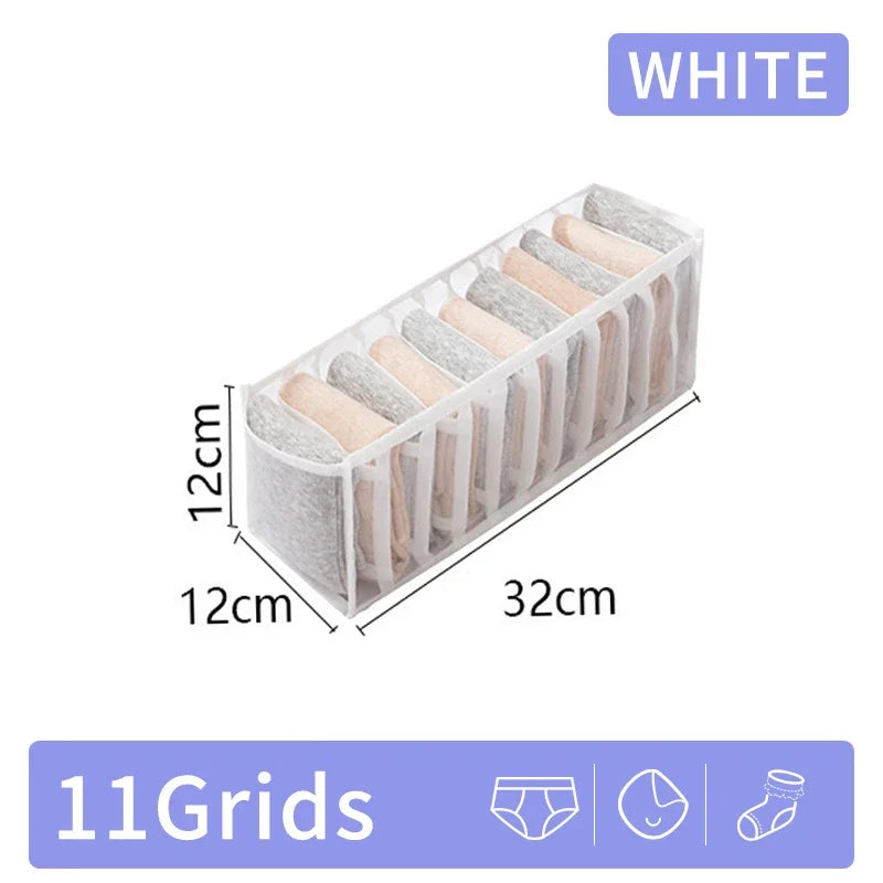 Pants Jeans Storage Box Drawers Organizer for Underwear Bra Socks Wardrobe Clothes Organizer Cabinet T-Shirt Organizers storage