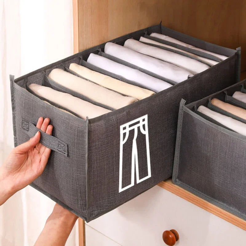 Pants Jeans Storage Box Drawers Organizer for Underwear Bra Socks Wardrobe Clothes Organizer Cabinet T-Shirt Organizers storage