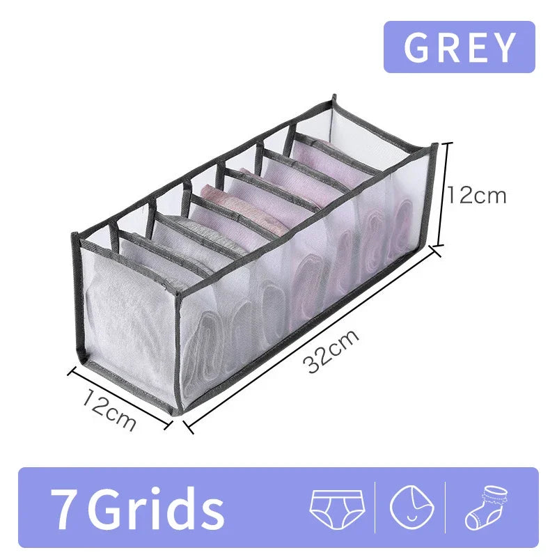 Pants Jeans Storage Box Drawers Organizer for Underwear Bra Socks Wardrobe Clothes Organizer Cabinet T-Shirt Organizers storage