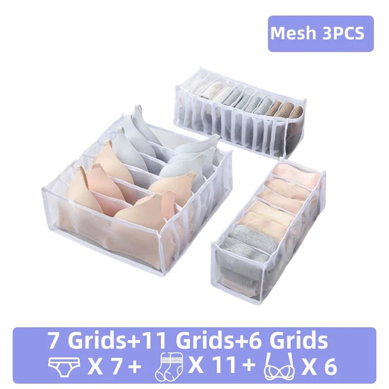 Pants Jeans Storage Box Drawers Organizer for Underwear Bra Socks Wardrobe Clothes Organizer Cabinet  T-Shirt Organizers storage