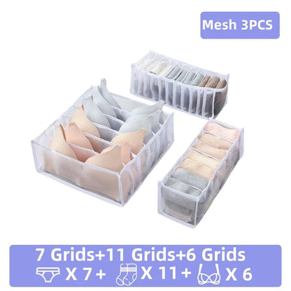 Pants Jeans Storage Box Drawers Organizer for Underwear Bra Socks Wardrobe Clothes Organizer Cabinet  T-Shirt Organizers storage