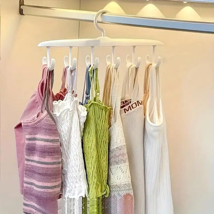 12-Hook Rotating Hanger – Space-Saving Closet Organizer for Ties, Belts, Underwear, Skirts | Portable Home &amp; Dorm Storage