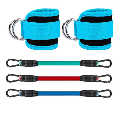 Ankle Strap Resistance Bands – Glute &amp; Hip Workout Set for Home Gym &amp; Yoga