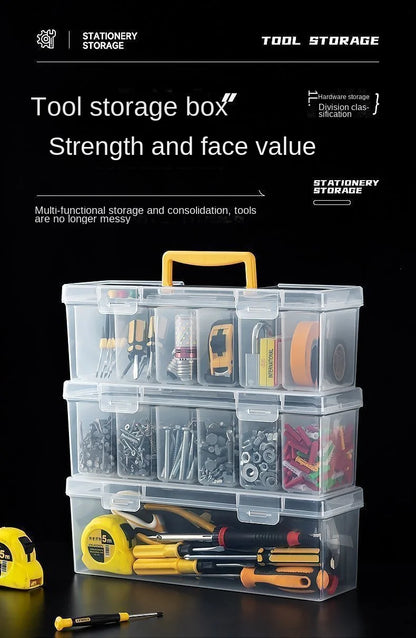 1/7pcs Tool Parts Storage Box Set Multi-Compartment Tool Organizer,Sorting Box for Screws,Wrenches,Hardware Accessories,and Toys