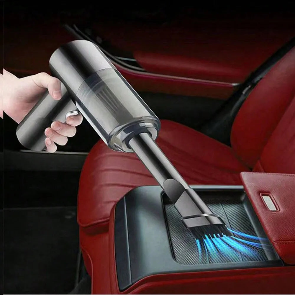 3-in-1 Portable USB Vacuum Cleaner – Cordless Mini Car &amp; Home Vacuum with Blow Function