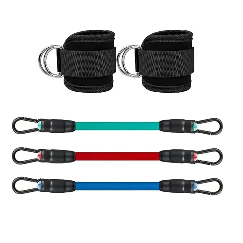 Ankle Strap Resistance Bands – Glute &amp; Hip Workout Set for Home Gym &amp; Yoga