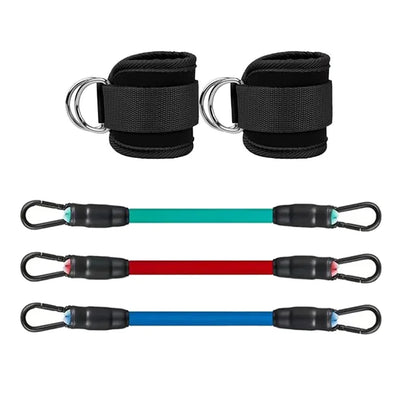 Ankle Strap Resistance Bands – Glute &amp; Hip Workout Set for Home Gym &amp; Yoga