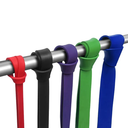 Heavy Duty Resistance Bands Set – Pull Up Assist &amp; Home Gym Workout Bands (4 Levels)