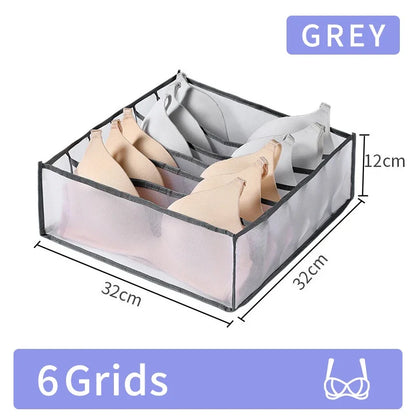 Pants Jeans Storage Box Drawers Organizer for Underwear Bra Socks Wardrobe Clothes Organizer Cabinet  T-Shirt Organizers storage