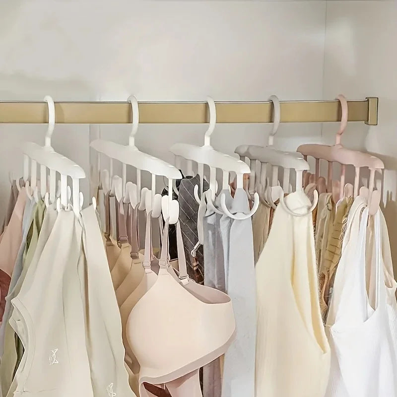 12-Hook Rotating Hanger – Space-Saving Closet Organizer for Ties, Belts, Underwear, Skirts | Portable Home &amp; Dorm Storage