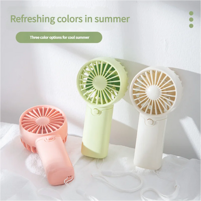 Pocket-Sized Handheld Mini Fan – Lightweight Personal Air Cooler for Travel &amp; Outdoors
