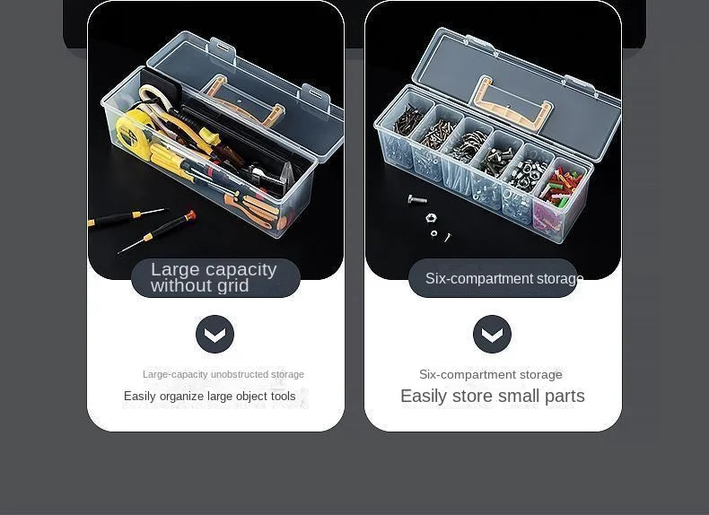 1/7pcs Tool Parts Storage Box Set Multi-Compartment Tool Organizer,Sorting Box for Screws,Wrenches,Hardware Accessories,and Toys