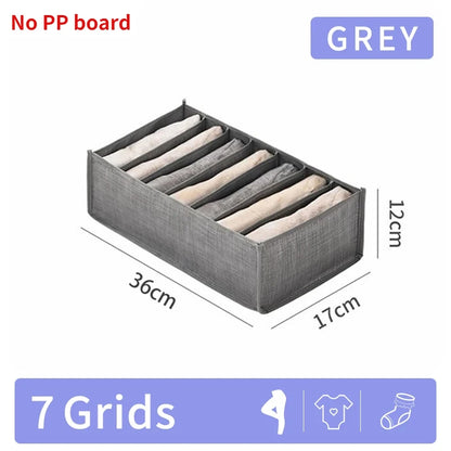 Pants Jeans Storage Box Drawers Organizer for Underwear Bra Socks Wardrobe Clothes Organizer Cabinet  T-Shirt Organizers storage