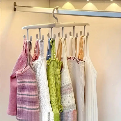 12-Hook Rotating Hanger – Space-Saving Closet Organizer for Ties, Belts, Underwear, Skirts | Portable Home &amp; Dorm Storage